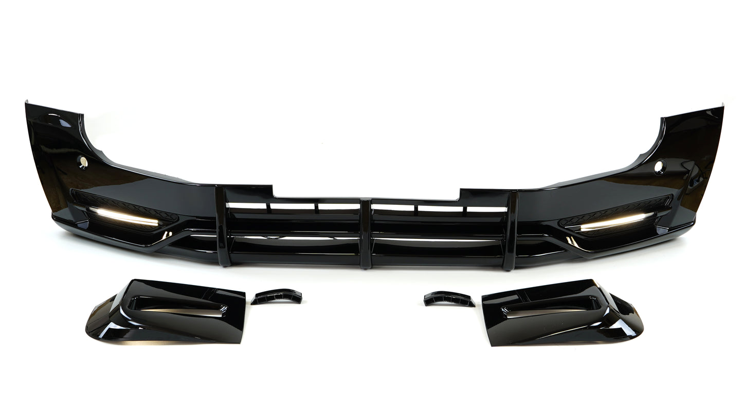 Front Bumper Spoiler with Integrated LED DRL for Defender L663 2020+