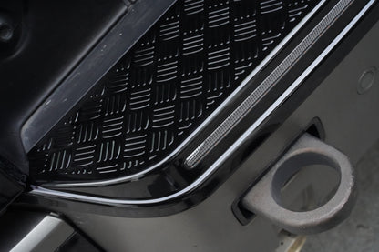 Gloss Black Rear Bumper Protector with LED's for Defender L663 2020+
